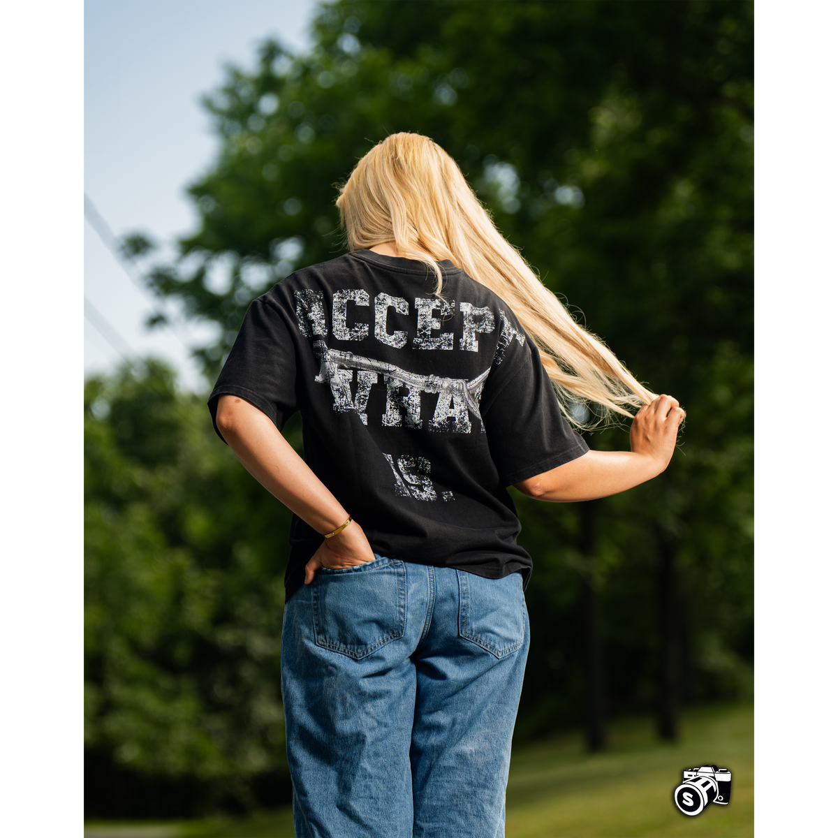 D11 “ACCEPT WHAT IS.” TEE